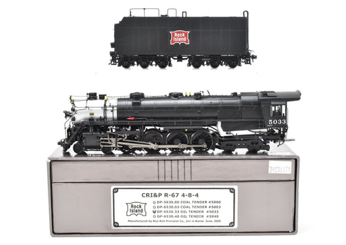 HO Brass CON DVP - Division Point CRI&P - Rock Island R-67 4-8-4 FP #5033 Oil Tender