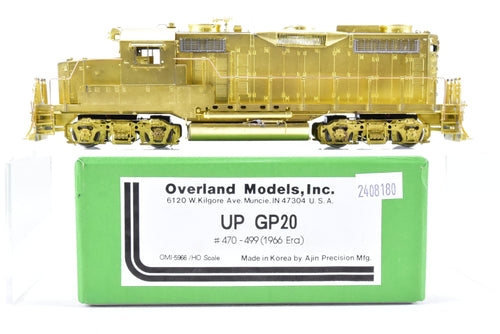 HO Brass OMI - Overland Models, Inc. UP - Union Pacific GP-20 #470-499 (1966 Era) 