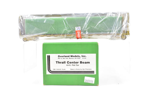 HO Brass OMI - Overland Models, Inc. Various Roads Thrall Center Beam 64-foot Flat Car