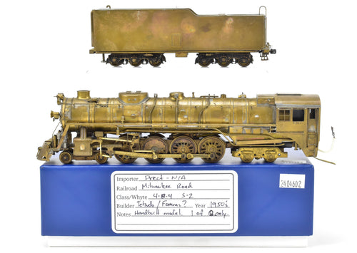 HO Brass PFM - Tetsudo MILW - Milwaukee Road 4-8-4 S-2 1956 Run Hand-Built 1 of 8!