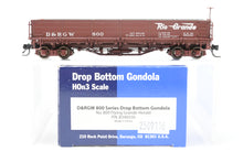 Load image into Gallery viewer, HOn3 Blackstone Models D&amp;RGW - Denver &amp; Rio Grande Western Drop Bottom Gondola Flying Grande Herald No. 800
