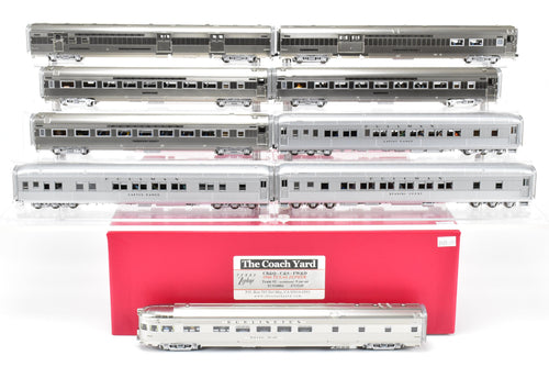 HO Brass TCY - The Coach Yard CB&Q/C&S/FW&D - Burlington Route 1940 Texas Zephyr 9-Car Set