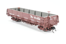 Load image into Gallery viewer, HOn3 Blackstone Models D&amp;RGW - Denver &amp; Rio Grande Western Drop Bottom Gondola Flying Grande Herald No. 800

