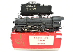 HO Brass Balboa ATSF - Santa Fe 3400 Class 4-6-2 Pacific CP #3437