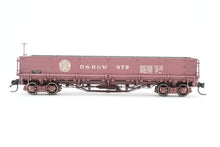 Load image into Gallery viewer, HOn3 Blackstone Models D&amp;RGW - Denver &amp; Rio Grande Western Drop Bottom Gondola Moffat Tunnel Herald No. 879

