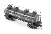 Load image into Gallery viewer, HO Brass W&amp;R Enterprises NP - Northern Pacific Pressed Steel Car Co. High Walkway Four Dome 8,000 Gallon Tank Car Custom Painted &amp; Weathered No. 101141
