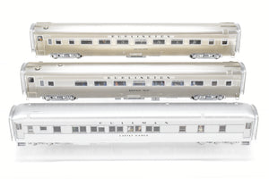 HO Brass TCY - The Coach Yard CB&Q/C&S/FW&D - Burlington Route 1940 Texas Zephyr 9-Car Set