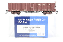 Load image into Gallery viewer, HOn3 Blackstone Models D&amp;RGW - Denver &amp; Rio Grande Western High Side Gondola Flying Grande Herald No. 1267
