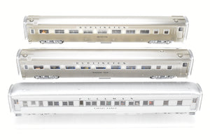 HO Brass TCY - The Coach Yard CB&Q/C&S/FW&D - Burlington Route 1940 Texas Zephyr 9-Car Set