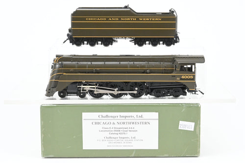 HO Brass CIL - Challenger Imports C&NW - Chicago & North Western Class E-4 Streamlined 4-6-4 Coal Version FP #4008
