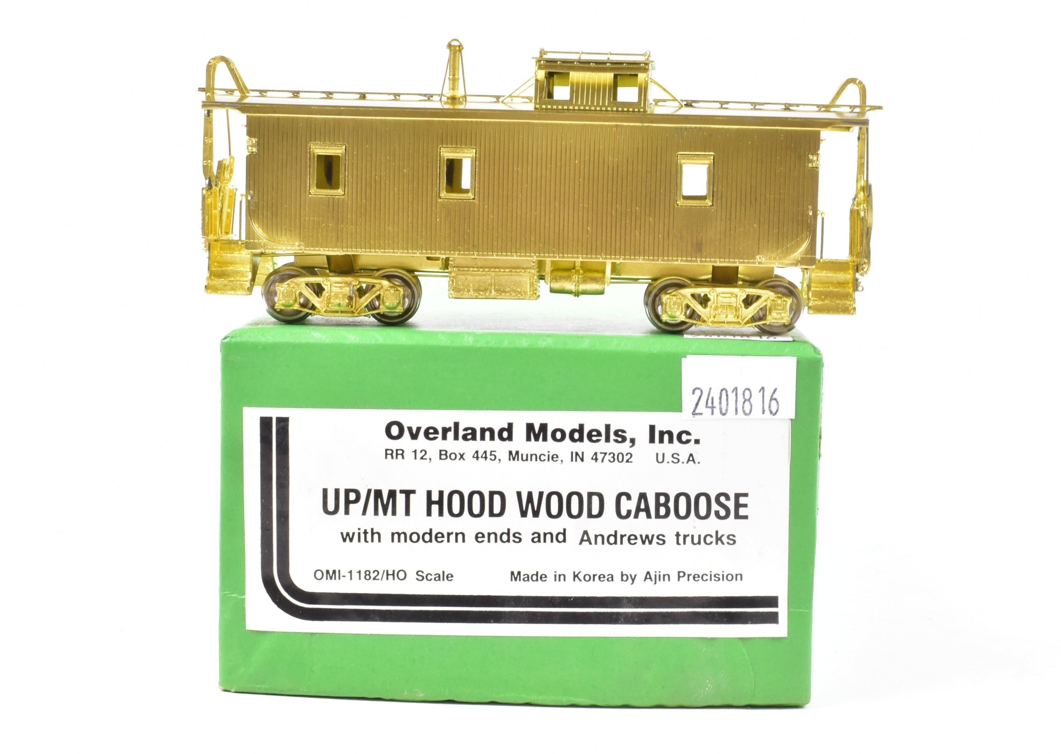 鉄道模型 UNION PACIFIC CA-1 WOOD CABOOSE 2592 HO Brass Lambert UP - Union Pacific CA-1 Caboose with Wrong