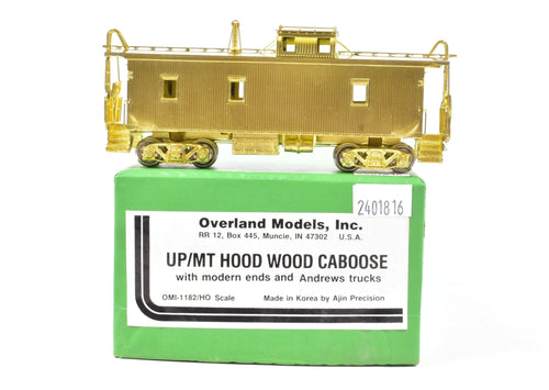HO Brass OMI - Overland Models, Inc. UP/Mt. Hood RR - Union Pacific CA-1 Wood Caboose #3279 w/ modern ends and Andrews trucks