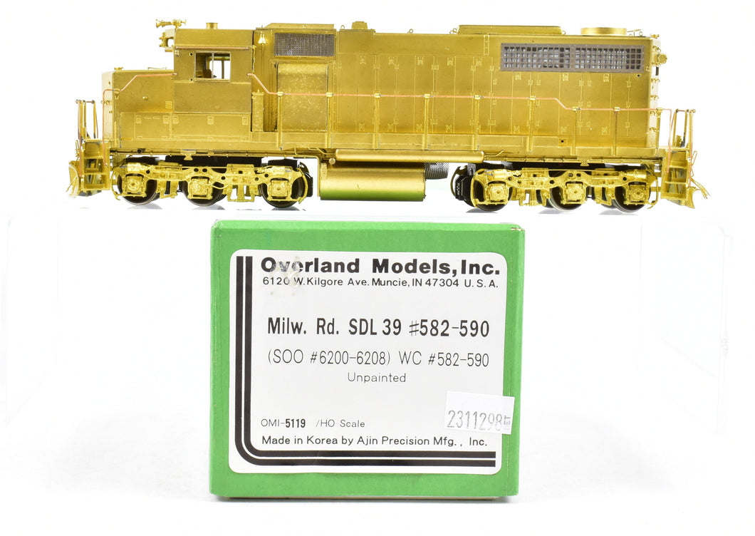 HO Brass CON OMI - Overland Models, Inc. MILW - Milwaukee Road or Soo Line or WC - Wisconsin Central SDL39