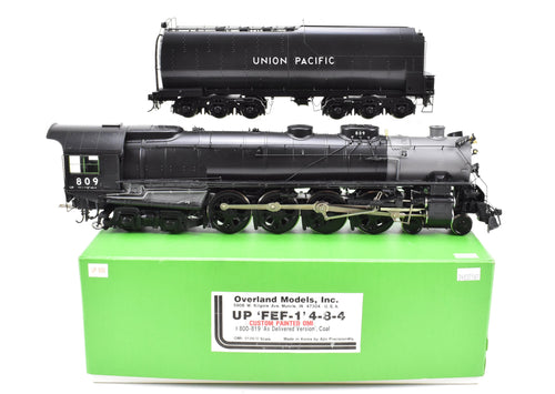 O Brass CON OMI - Overland Models, Inc. UP - Union Pacific FEF-1 4-8-4 Pro-Paint No. 809 As-Delivered