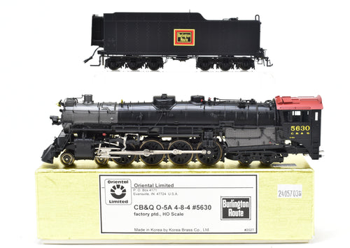 HO Brass CON Oriental Limited CB&Q - Burlington Route O-5a 4-8-4 Factory Painted #5630