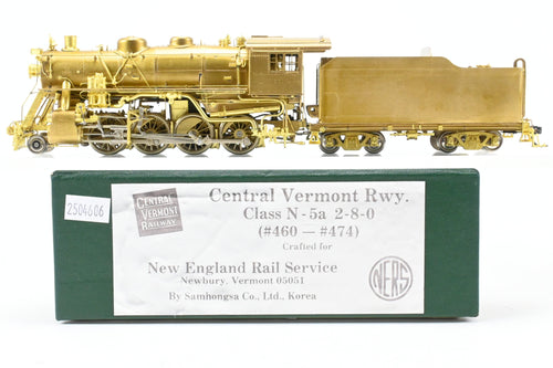 HO Brass NERS - New England Rail Service CV - Central Vermont Class N-5a 2-8-0 Consolidation RARE