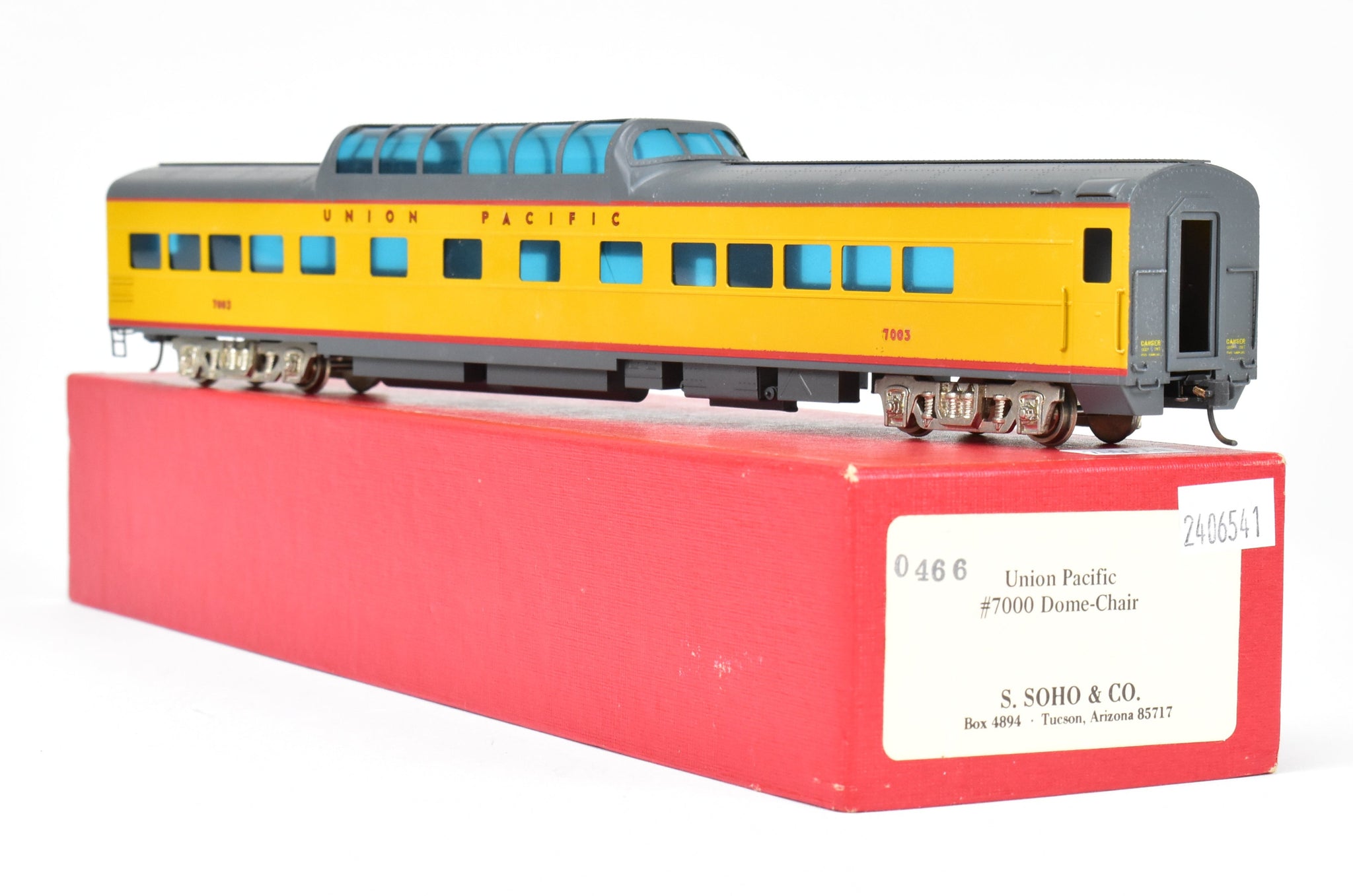 HO Brass S. Soho & Co. UP - Union Pacific ACF #7000 Series Dome Coach –  ReSourced Rails