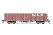 Load image into Gallery viewer, HOn3 Blackstone Models D&amp;RGW - Denver &amp; Rio Grande Western High Side Gondola Flying Grande Herald No. 1077
