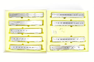 HO Brass TCY - The Coach Yard CB&Q/C&S/FW&D - Burlington Route 1940 Texas Zephyr 9-Car Set