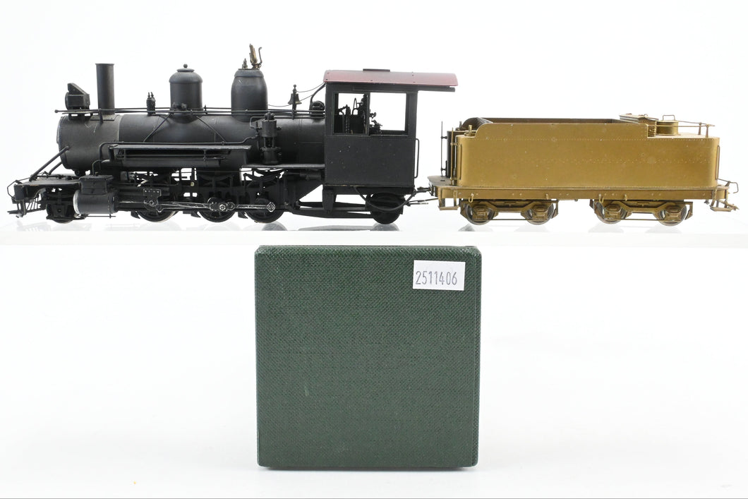 On2 Brass N.J. Custom Brass SR&RL - Sandy River & Rangeley Lakes No. 16  2-6-2 Prairie REBOXX PARTIAL PAINT