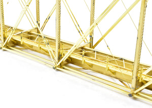 HO Brass OMI - Overland Models, Inc Various Roads 175' Riveted Curved Chord Single Track Pin Connected Bridge