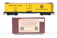 Load image into Gallery viewer, HO Brass Shoreham Shops GN - Great Northern WFEX - Western Fruit Express 50 Foot Express Reefer FP #178
