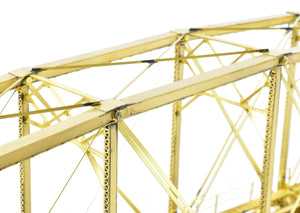 HO Brass OMI - Overland Models, Inc Various Roads 175' Riveted Curved Chord Single Track Pin Connected Bridge
