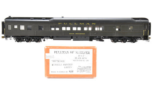 HO Brass PSC - Precision Scale Co. Pullman 80' Sleeper 10-1-2 Single Vestibule 4074 w/Mechanical Air Lettered 