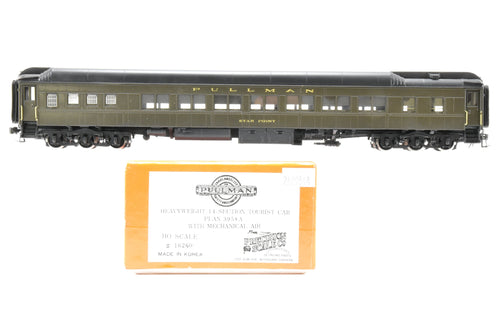 HO Brass PSC - Precision Scale Co. Pullman 80' Sleeper 14 Section Tourist Car Plan 3958A With Mechanical Air FP Lettered 