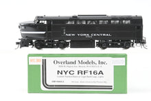 Load image into Gallery viewer, HO Brass CON OMI - Overland Models, Inc. NYC - New York Central Baldwin RF-16 Shark Nose Custom Painted Black w/Cigar Band Logo No. 3805
