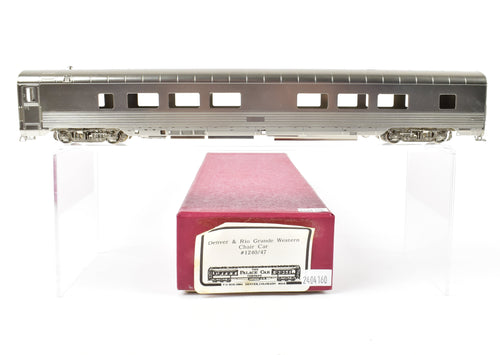 HO Brass The Palace Car Company D&RGW Denver & Rio Grande Western Chair Car No. 1240-1247