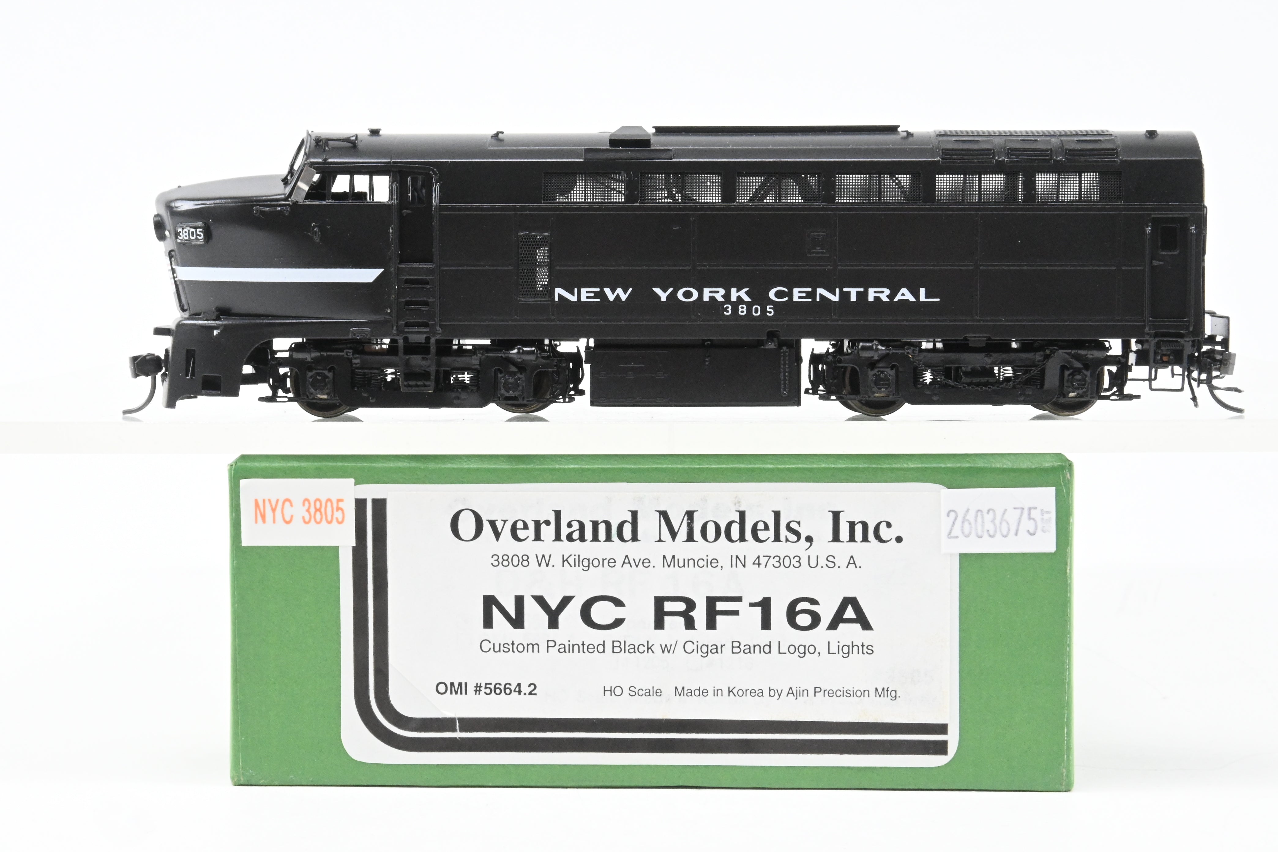 HO Brass CON OMI - Overland Models, Inc. NYC - New York Central