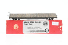 Load image into Gallery viewer, HOn3 Brass Westside Model Co. D&amp;RGW - Denver &amp; Rio Grande Western 6500 Series Flat Car Custom Painted Black
