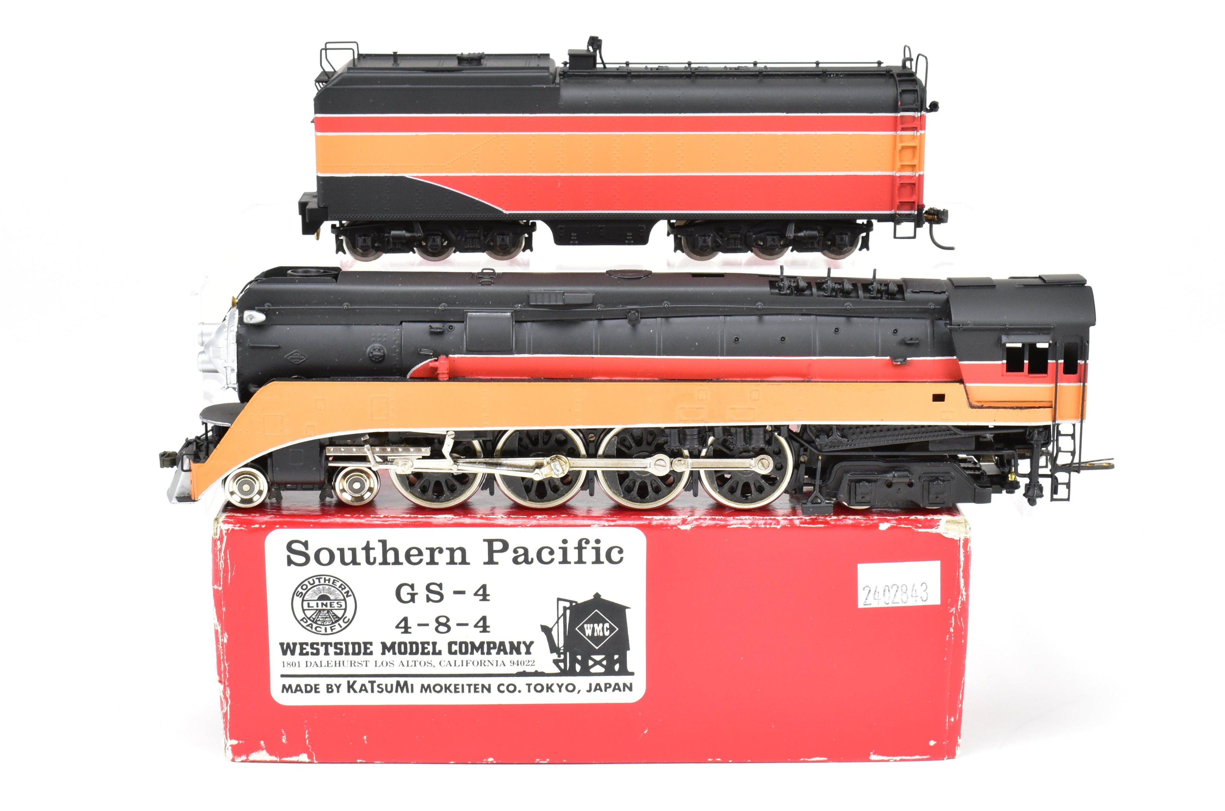 HO Brass Westside Model Co. SP - Southern Pacific Class GS-4 4-8-4