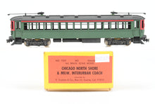 Load image into Gallery viewer, HO Brass CON Suydam CNS&amp;M - North Shore Line Interurban Coach 700T Trailer Unpowered Custom Painted Unlettered

