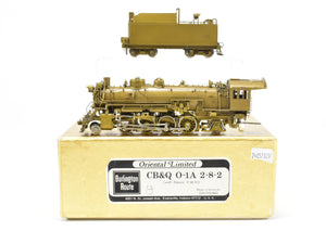 HO Brass CON Oriental Limited CB&Q - Burlington Route O-1a 2-8-2 Elesco FWH