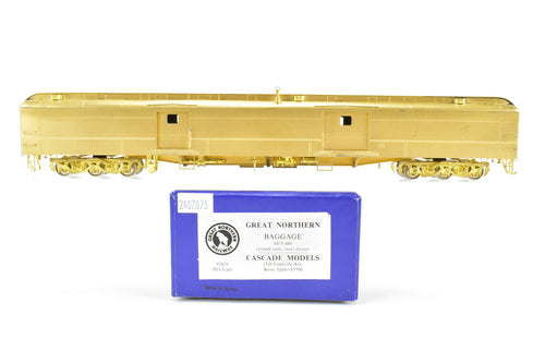 HO Brass Cascade Models GN - Great Northern Baggage Modernized w/Round Ends Steel Doors #475-486