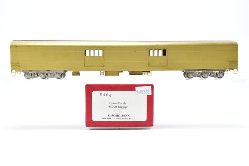 HO Brass S. Soho & Co. UP - Union Pacific 1949 ACF 5700 Series Streamlined Baggage Car