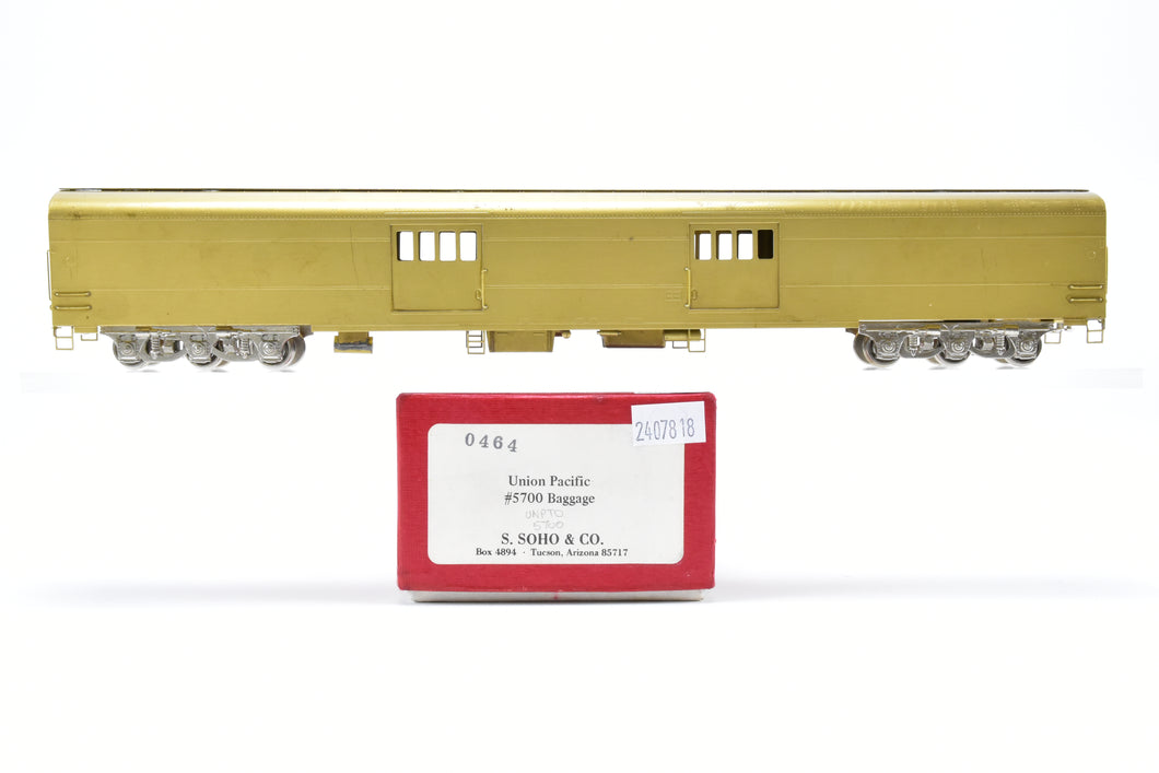 HO Brass S. Soho & Co. UP - Union Pacific 1949 ACF 5700 Series Streamlined Baggage Car