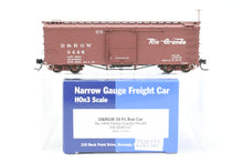 Load image into Gallery viewer, HOn3 Blackstone Models D&amp;RGW - Denver &amp; Rio Grande Western 30' Box Car Flying Grande Herald No. 3446
