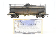 Load image into Gallery viewer, HO Brass NWSL - Northwest Short Line Various Roads Logging Tank Car Custom Painted &amp; Weathered

