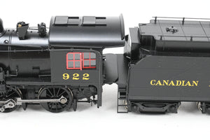 HO Rapido Trains, Inc. CPR - Canadian Pacific Railway D10 Class 4-6-0 Ten Wheeler, Factory Finished No. 922 W/ESU DCC & Sound