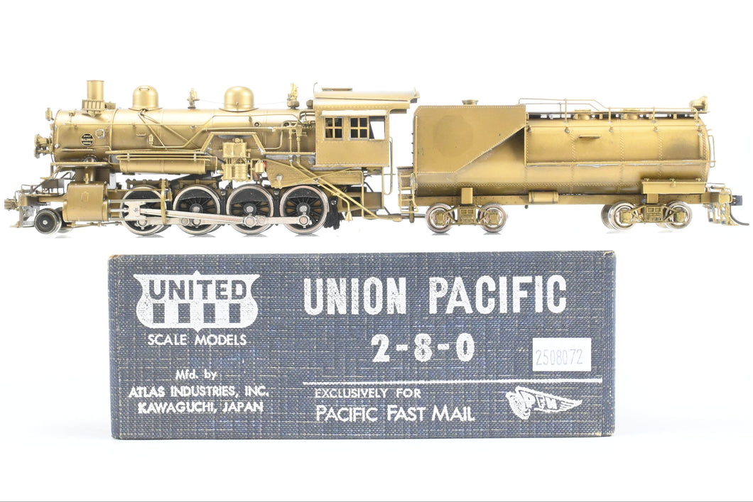 HO Brass PFM - United UP - Union Pacific 2-8-0 Last Run