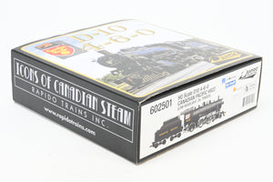 HO Rapido Trains, Inc. CPR - Canadian Pacific Railway D10 Class 4-6-0 Ten Wheeler, Factory Finished No. 922 W/ESU DCC & Sound
