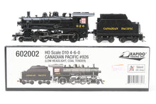 Load image into Gallery viewer, HO Rapido Trains, Inc. CPR - Canadian Pacific Railway D10 Class 4-6-0 Ten Wheeler Factory Finished No. 926
