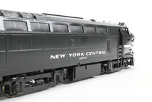 Load image into Gallery viewer, HO Brass CON OMI - Overland Models, Inc. NYC - New York Central Baldwin RF-16 Shark Nose Custom Painted Black w/Cigar Band Logo No. 3804

