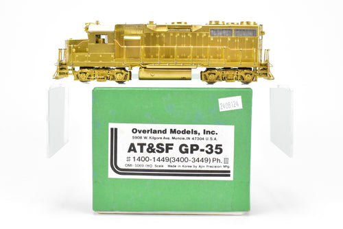 HO Brass OMI - Overland Models Inc. AT&SF- Santa Fe EMD GP-35 PH III Nos. 1400 - 1449 (Ex 3400 - 3449)