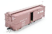 Load image into Gallery viewer, HOn3 Blackstone Models D&amp;RGW - Denver &amp; Rio Grande Western 30' Box Car Flying Grande Herald No. 3240

