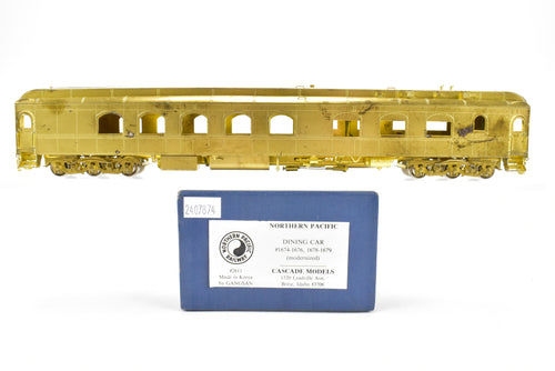 HO Brass Cascade Models NP - Northern Pacific HW Dining Car Modernized #1674-1676, 1678-1679