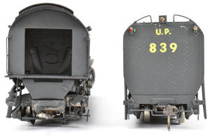 HO Brass Max Gray UP - Union Pacific 4-8-4 FEF-3 Northern - Custom Painted No. 839